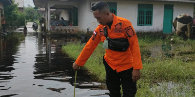 Banjir Terjang Bengkalis, Puluhan Rumah Warga Terendam