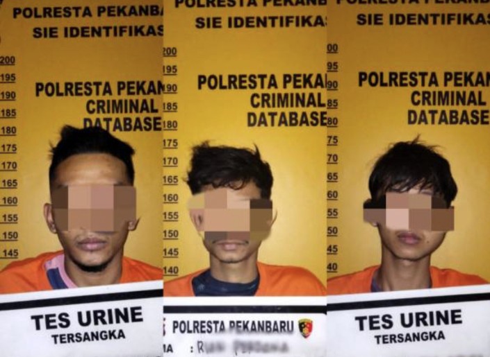 Kawanan Jambret Dibekuk Jajaran Polresta Pekanbaru, Satu Pelaku Kena Dor