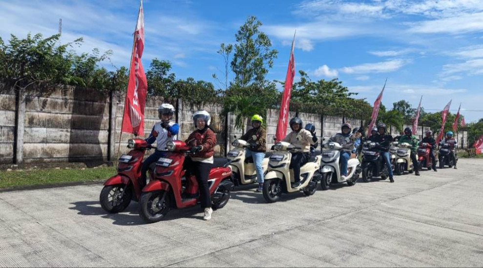 Lebih Berkelas, Awak Media dan Vlogger Riau Rasakan Sensasi Honda Stylo 160