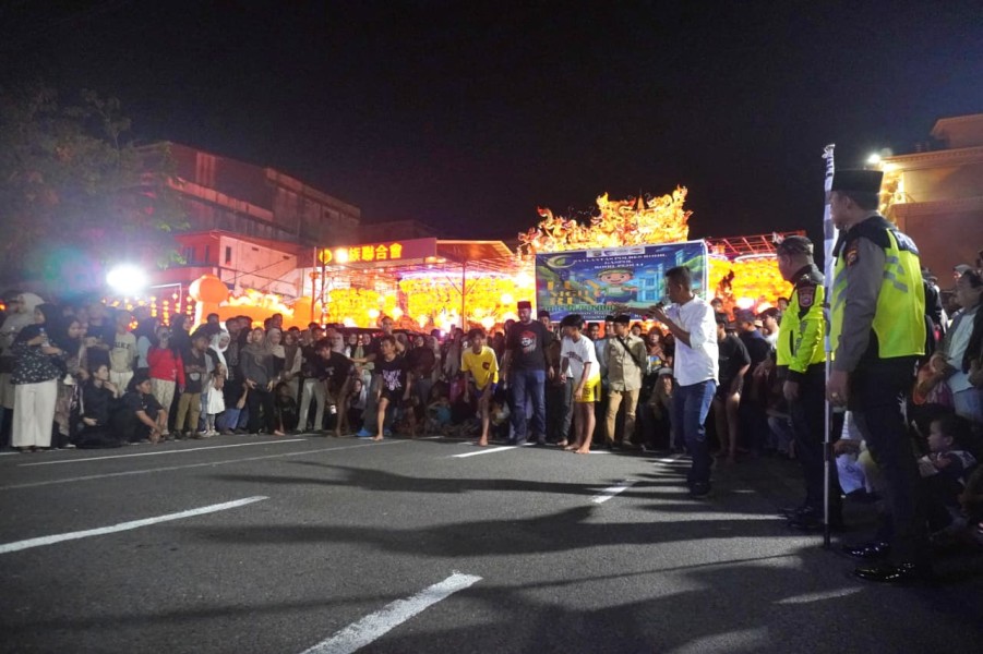 Fun Night Run Green Policing, Wadah Kreatif Remaja Rohil Jaga Lingkungan dan Kamtibmas Jelang Idul Fitri