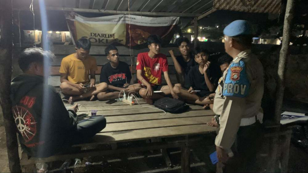 Cegah Gangguan Kamtibmas Pilkada 2024, Polsek Pulau Burung Gencar Lakukan Cooling System