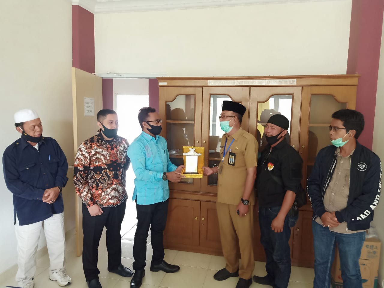 Tingkatkan Silaturrahmi, Kesbangpol Inhil Terima Kunjungan FKDM Riau