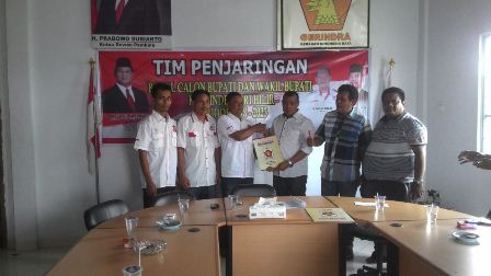 Pilkada Inhil 2018, Efendi Aqil Mendaftar ke Gerindra 