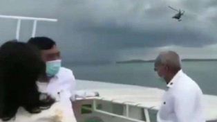 LBP Asli Ngeri Ach! ke Lagoi Saja Dikawal Super Ketat Tiga Kapal Perang, Pesawat & Helikopter