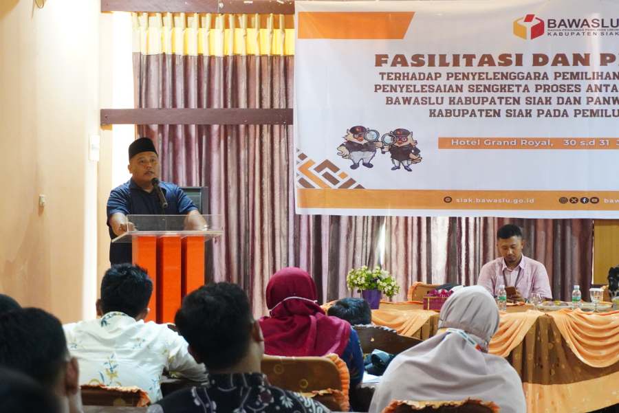 Bawaslu Siak Minta Panwascam Petakan Potensi Sengketa pada Tahapan Pemilu