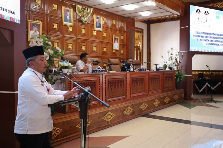 BKPSDM Siak Sosialisasi Peraturan Izin Perkawinan dan Perceraian ASN, Ini Tujuannya