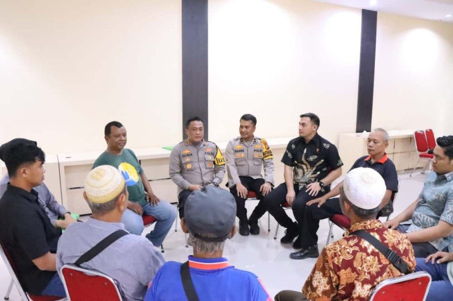 Cooling System Insan Pers, Kapolres Rohil: Bantu Sejukkan Iklim Politik Pilkada dengan Berita