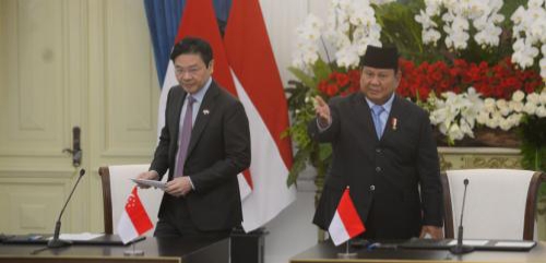 Prabowo-PM Wong Sepakat Selat Malaka akan Tetap Jadi Jalur Pelayaran Terbuka