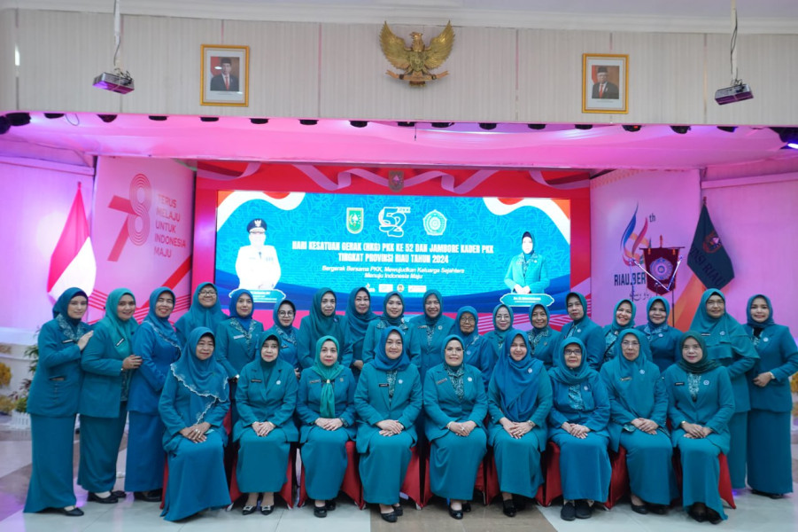 Pj Gubri Harapkan Hari Puncak HKG Bangkitkan Semangat  PKK Riau