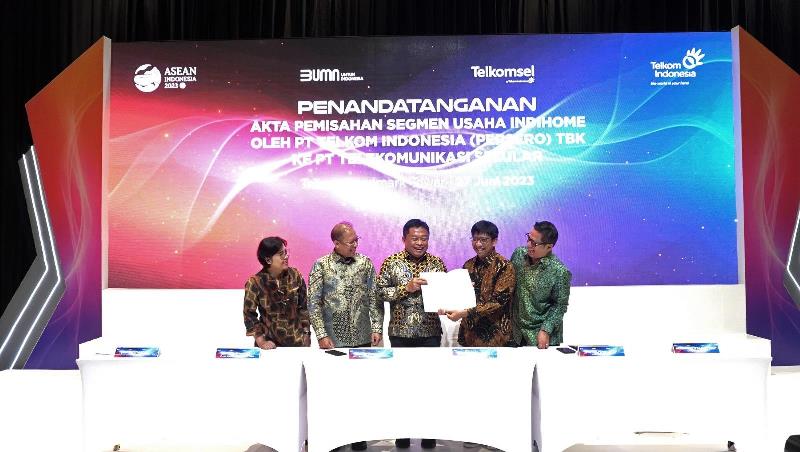 Percepat Pemerataan Konektivitas Digital Indonesia, Telkom Resmi Integrasikan IndiHome ke Telkomsel