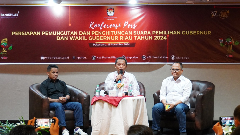 KPU Riau Ingatkan Lembaga Survei Tidak Terbitkan Hasil Jajak Pendapat 2 Jam Sebelum Pemungutan Suara Berakhir