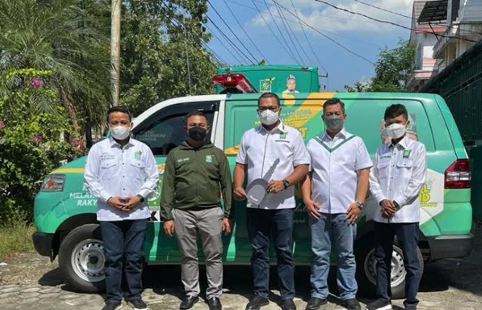 Ambulance PKB Inhil Non Stop Layani Masyarakat secara Gratis