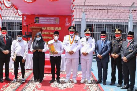 425 Warga Binaan Rutan Siak Terima Remisi Umum