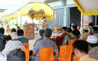 Dihadiri Ratusan Masyarakat, Lukman Edy Janjikan BUMD sebagai 