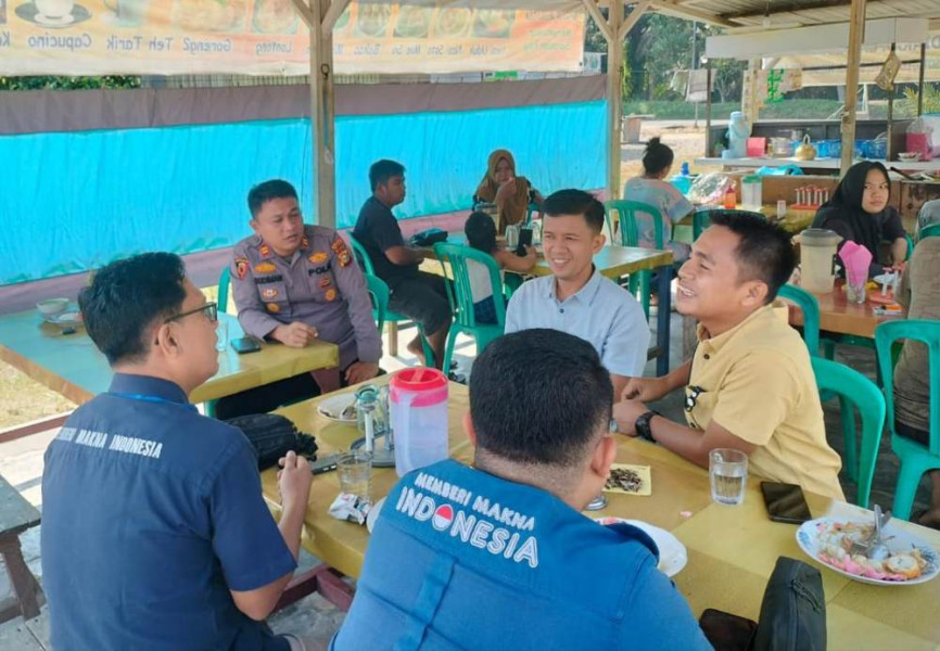 Kapolsek Koto Gasib Turun Langsung Ajak Warga Ciptakan Pilkada Damai