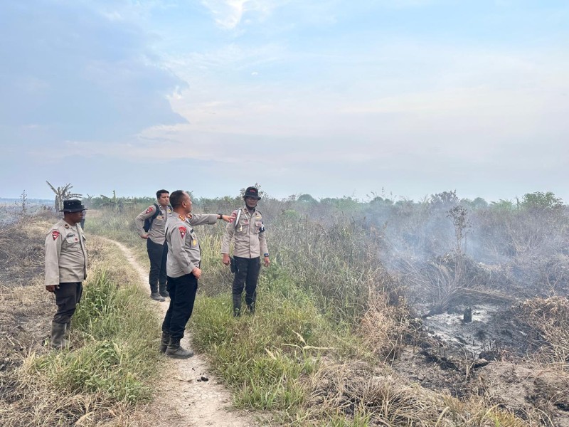Personel Brimob Polda Riau Gugur Usai 3 Pekan Bertarung Padamkan Karhutla di Rohil