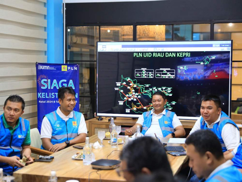 Pasokan Listrik PLN Malam Perayaan Tahun Baru 2025 Berjalan Lancar di Riau dan Kepri