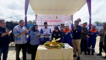 Pengeboran Sumur NURI-1X Berhasil, SKK Migas-PT BSP Gelar Syukuran