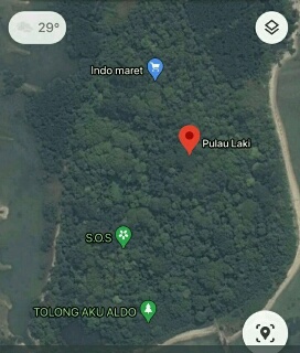 Dikira Ada Korban Pesawat Sriwijaya, Warganet Kepoin Tanda SOS di Pulau Laki