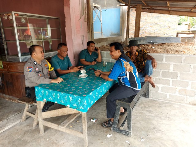 Polsek Rambah Laksanakan Sosialisasi dan Cooling System Pasca Pilkada Serentak 2024