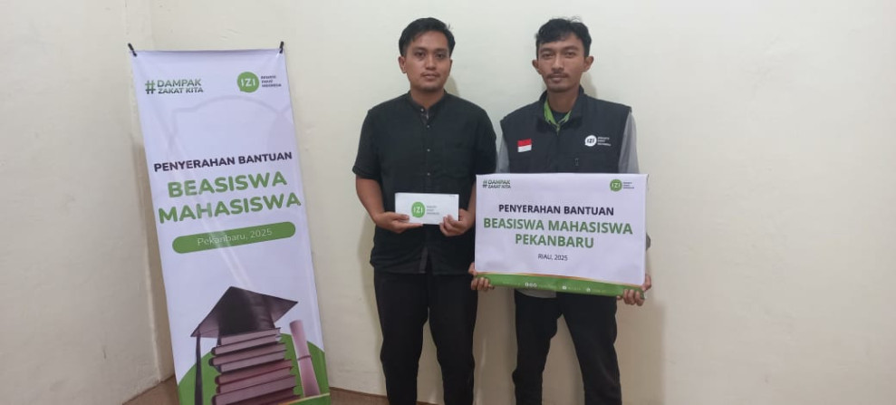 IZI Riau kembali Bantu Lunasi  Pembayaran UKT Mahasiswa UNRI Kurang Mampu