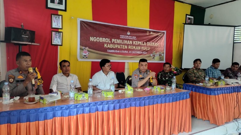 Antisipasi Terjadinya PSU, Polres Rohul Gelar Acara 'Ngobrol Pemilihan Kepala Daerah'