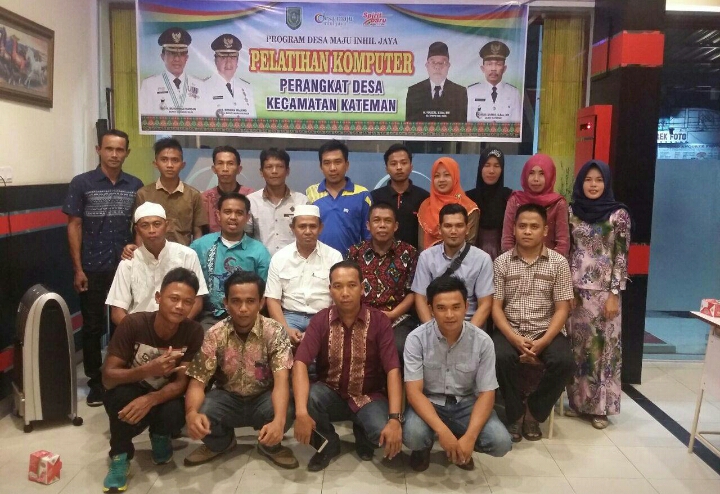 16 Peserta Perwakilan Kecamatan Kateman Ikuti Pelatihan Komputer 