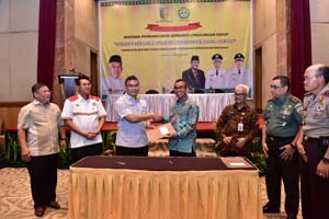 Bank Riau Kepri-Pemkab Kuansing Riau Teken MoU 