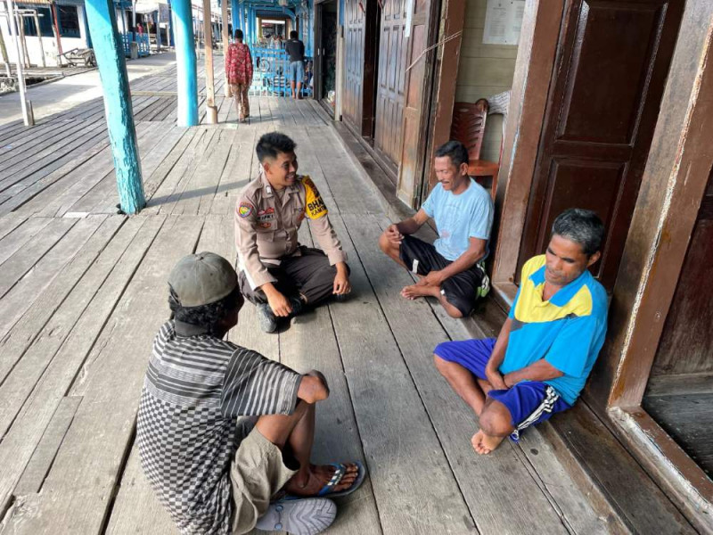 Polsek Concong Tingkatkan Kamtibmas Melalui Patroli Dialogis Bersama Warga
