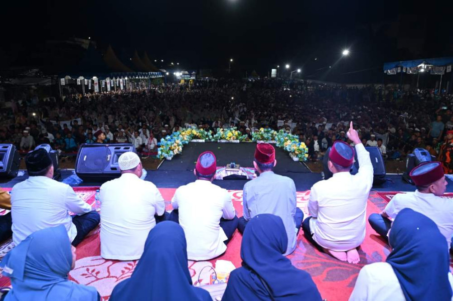 Kampung Syamsuar Menjadi Awal dan Akhir Kampanye Wahid Bersama UAS