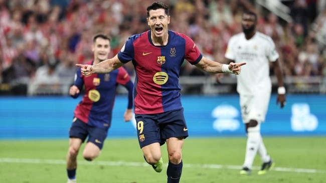 Bantai Real Madrid 5-2, Barca Juarai Piala Super Spanyol 2025