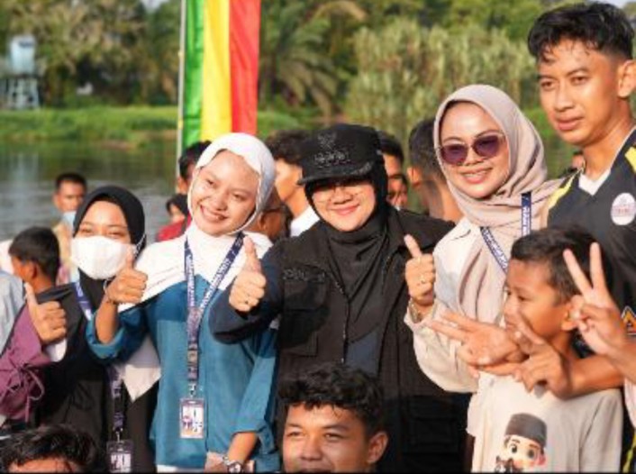 Serindit Boat Race 2026 Resmi Dibuka, Bupati Siak Afni Z Puji Kreativitas Panitia