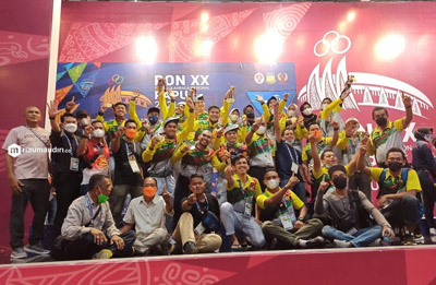Riau Juara Umum Cabor Anggar PON XX Papua dengan 5 Emas