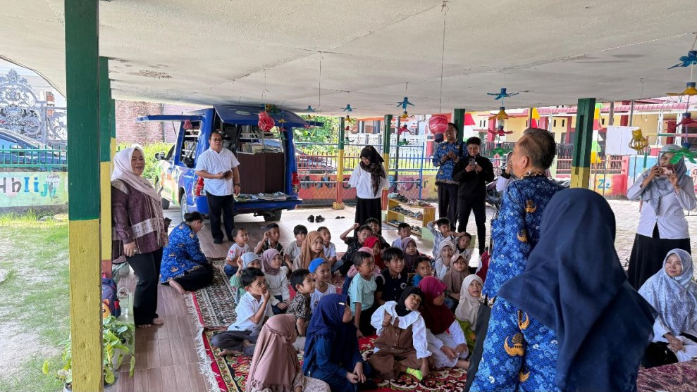 BRK Syariah dan Dispersip Dumai Perkuat Literasi Keuangan dan Budaya Membaca di Kalangan Pelajar