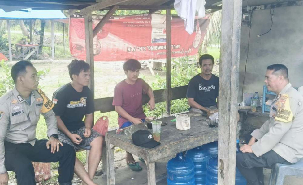 Ciptakan Pilkada Damai, Sambang Warga dan Himbauan Kamtibmas Terus Digelar Polsek Bungaraya