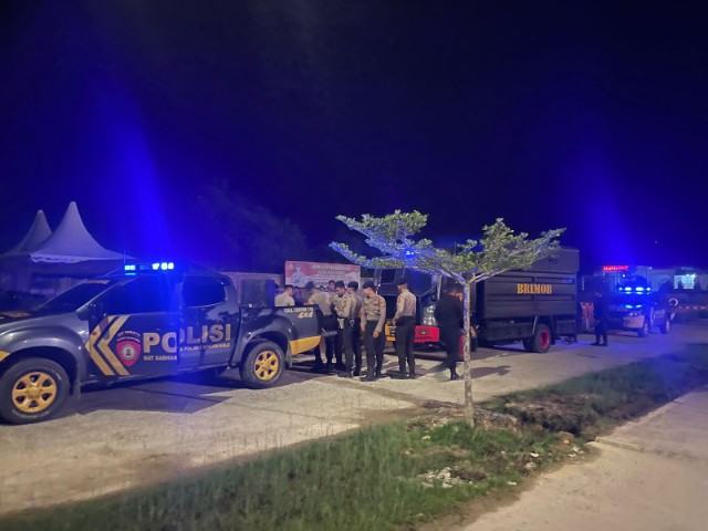 TNI-Polri Gelar Patroli Sinergitas di Rokan Hulu Pascs Pilkada Serentak 2024