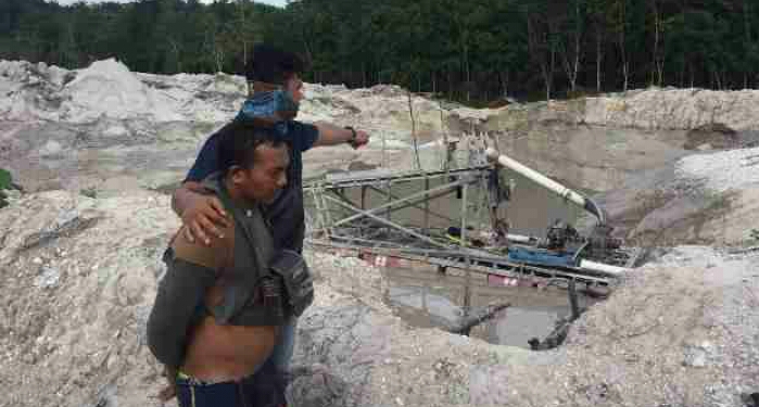 Tim Opsnal Polres Kuansing Kembali Amankan Pelaku PETI