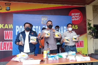 Anggota Polresta Pekanbaru Terlibat Duel dengan Pria Penjemput Sabu 