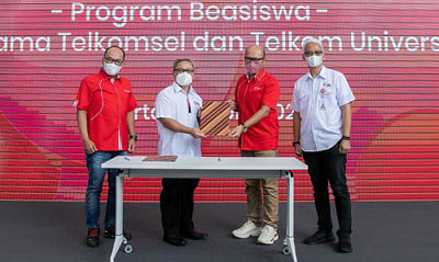  Telkomsel dan Telkom University Berkolaborasi Hadirkan Program Beasiswa