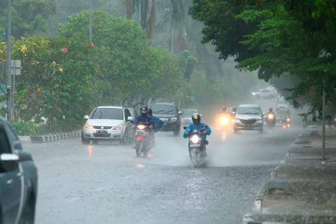 BMKG Prakirakan Potensi Hujan Untuk Wilayah Riau Terjadi Malam Hari