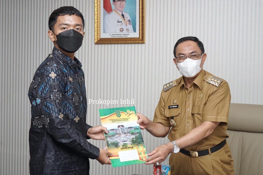 Bupati Wardan Sambut Calon Anggota Paskibraka Tingkat Nasional dari Inhil