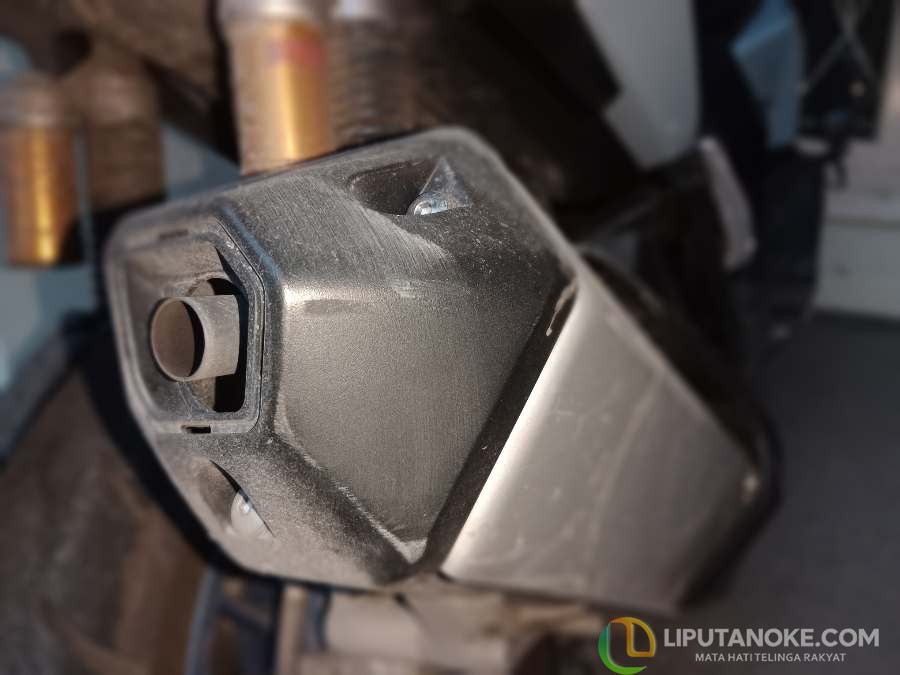 Polresta Pekanbaru Amankan Belasan Sepeda Motor Knalpot Bising