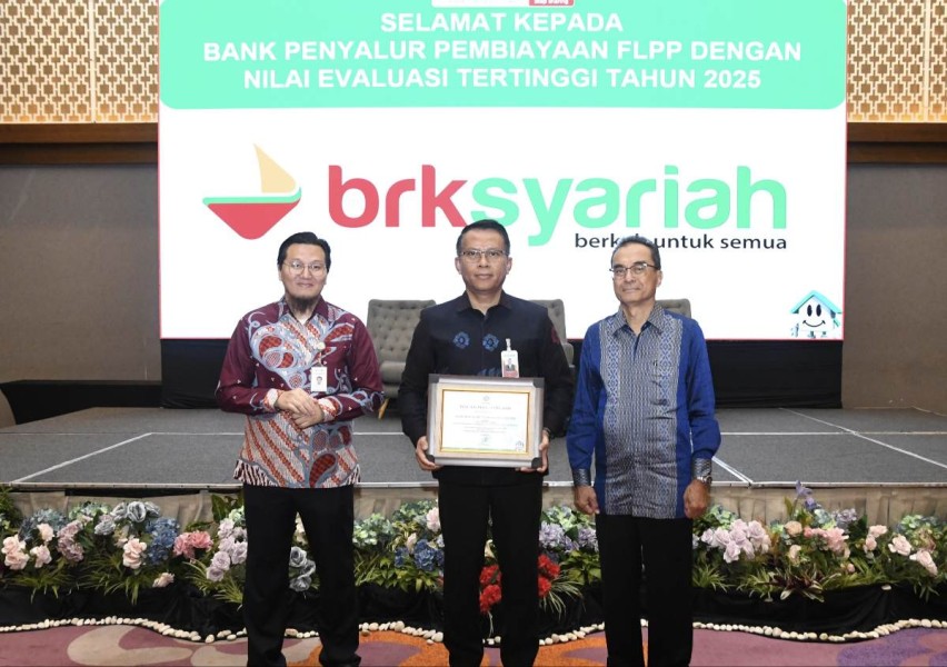 Terbaik Dalam Salurkan Pembiayaan FLPP, BRK Syariah Borong 3 Penghargaan Nasional dari BP Tapera