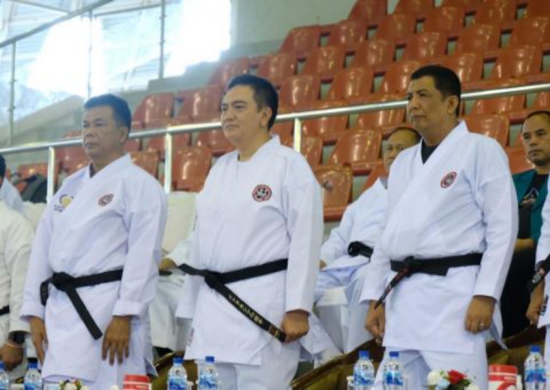 Kejurda Karate Inkanas Resmi Dibuka, M Iqbal Harapkan Lahir Atlet Berprestasi