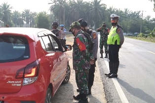 Polda Riau Dirikan 4 Pos Penyekatan di Perbatasan Riau