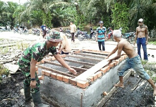 TMMD Ke 101, Bangun Sanitasi Sehat di Sekolah 