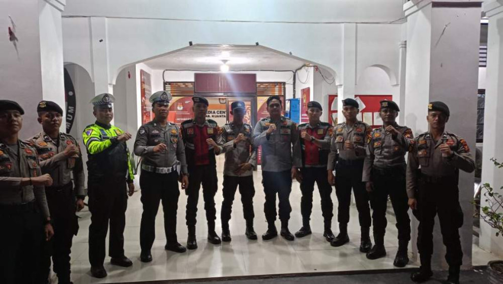 Sat Samapta Polres Kuansing Patroli Blue Light KRYD Dalam Rangka Operasi Mantap Praja Lancang Kuning 2024