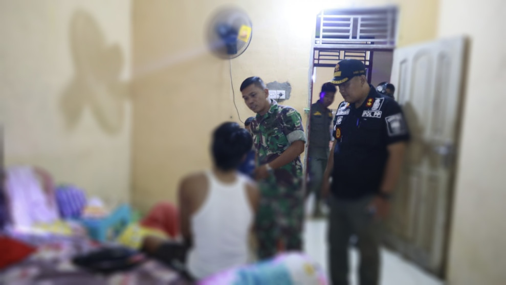 Tim Gabungan Razia Pekat di Siak, Tiga Pasangan Mesum Berhasil Diamankan