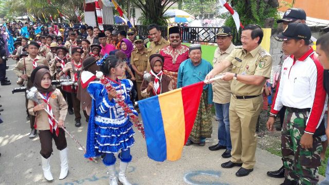 Semarak Karnaval di Kuantan Mudik Sempena HUT RI ke-72 