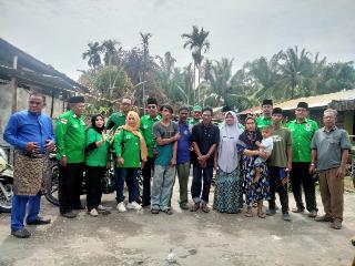 DPC PPP Rohil Berikan Batuan Kepada Korban Kebakaran di Baganpunak Pesisir 